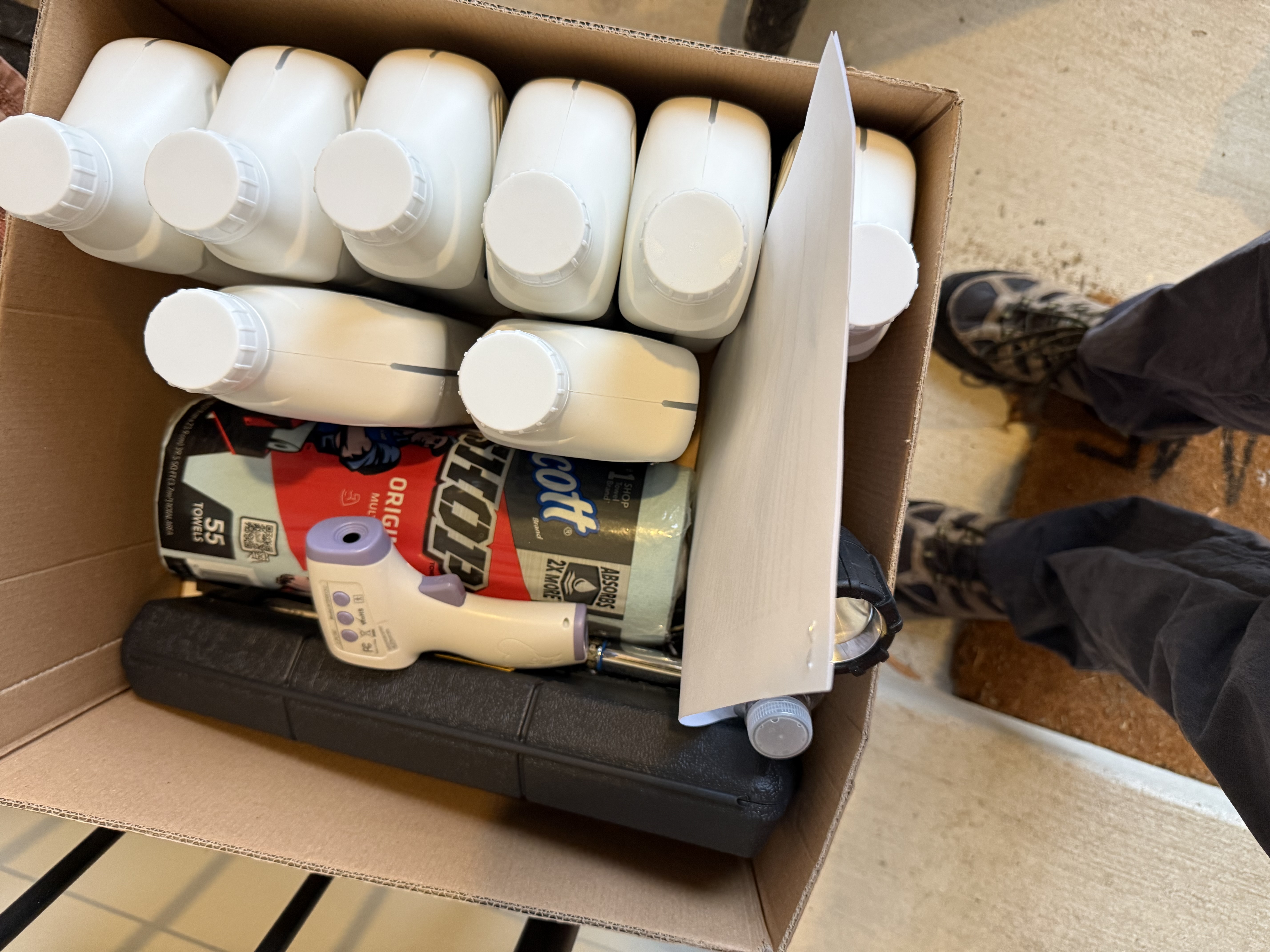 Supplies fresh out of the box