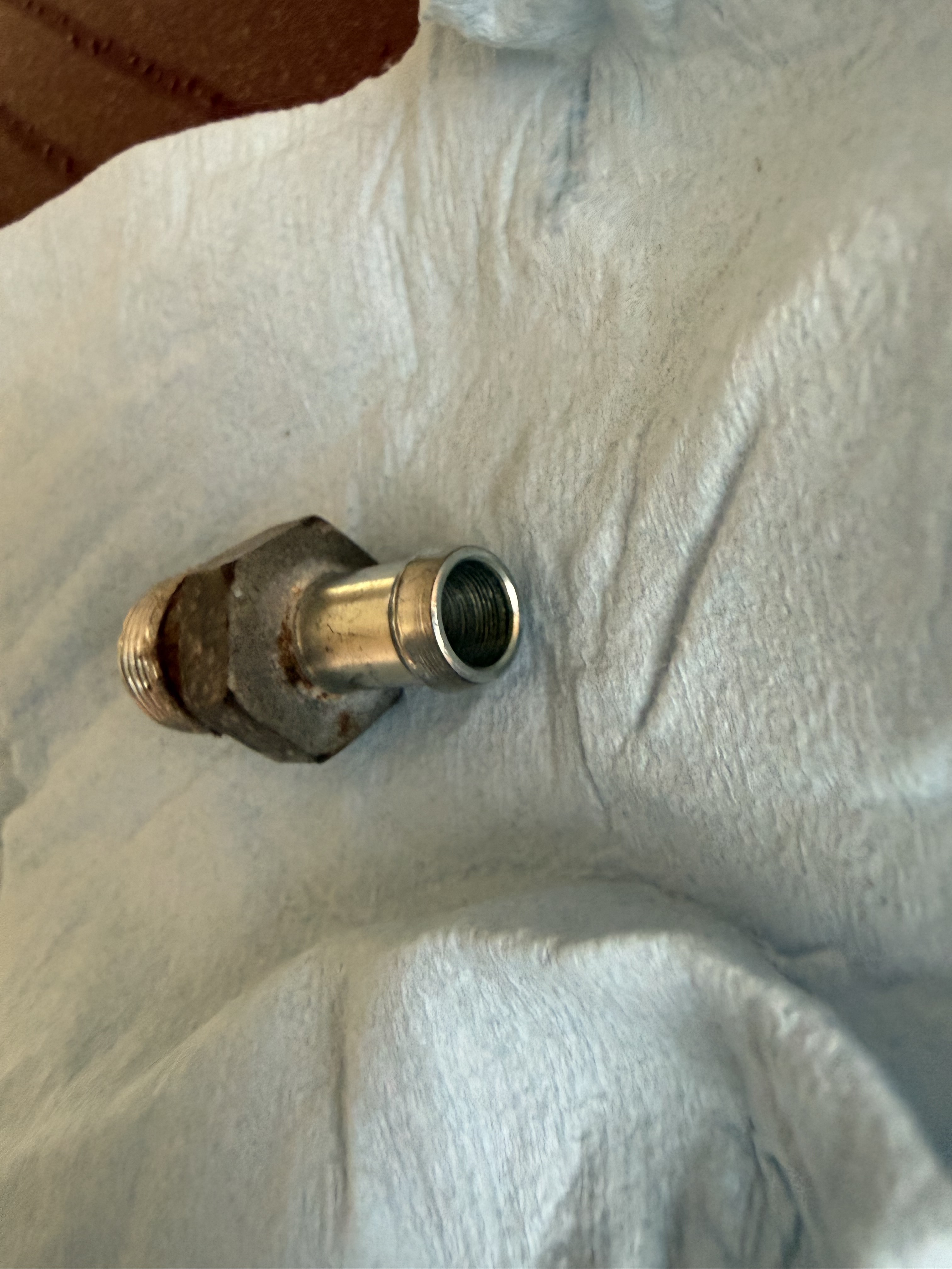 Old PCV valve close-up